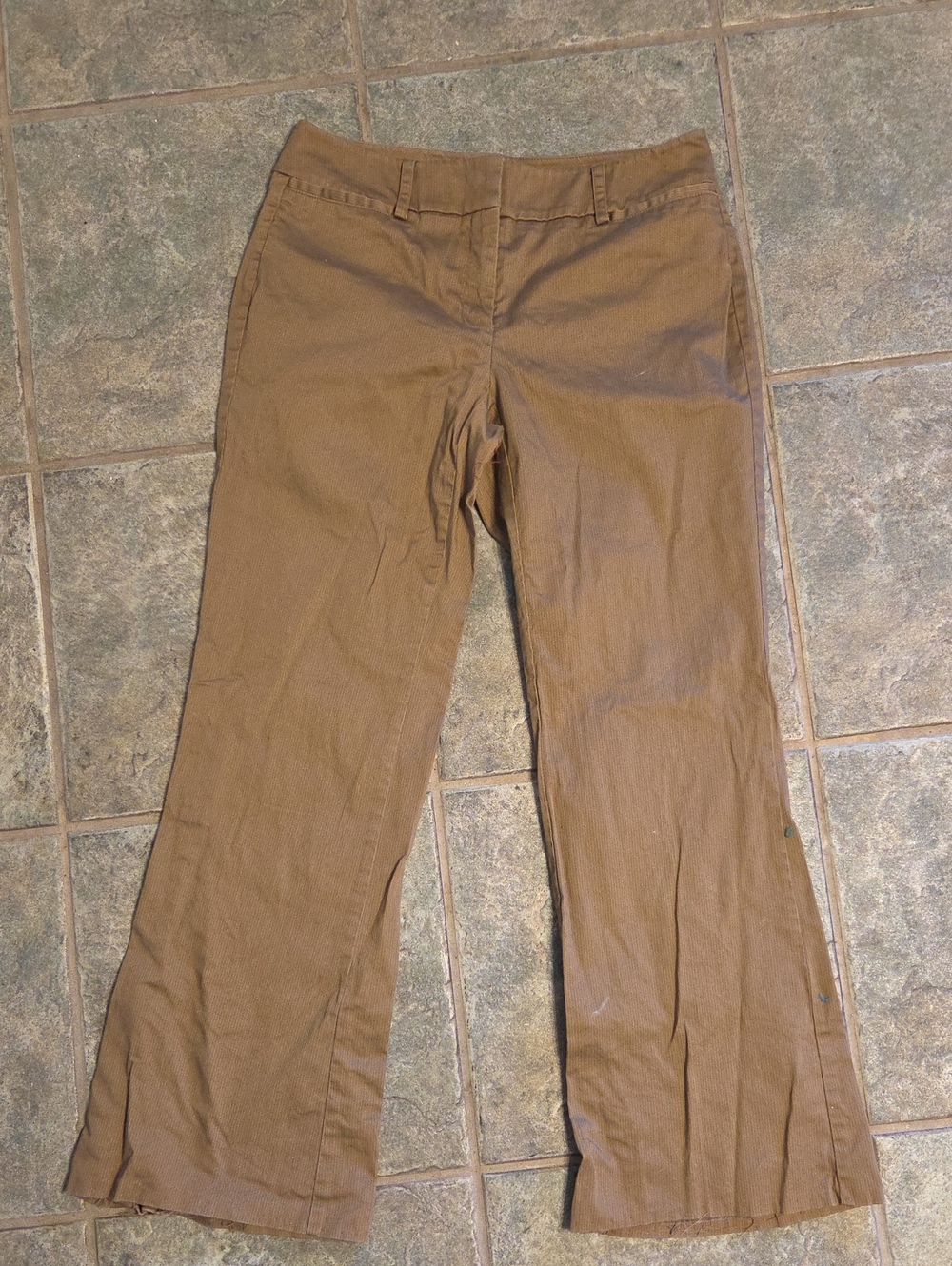New York & Company Tan Bootcut Pants